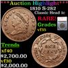 ***Auction Highlight*** 1810 Classic Head Large Cent s-282 1c Graded vf35 By SEGS (fc)