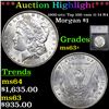 Image 1 : ***Auction Highlight*** 1900-o/cc Top 100 Morgan Dollar vam 11 I4 R4 $1 Graded ms63+ By SEGS (fc)