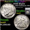 Image 1 : ***Auction Highlight*** 1936 Elgin Old Commem Half Dollar 50c Graded ms67 By SEGS (fc)