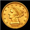 Image 2 : ***Auction Highlight*** 1878-p Gold Liberty Quarter Eagle $2 1/2 Grades Select Unc (fc)