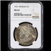 Image 2 : NGC 1921-p Morgan Dollar $1 Graded ms63 By NGC