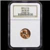 Image 2 : NGC 1955-s Lincoln Cent 1c Graded ms66 rd By NGC