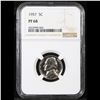 Image 2 : Proof NGC 1957 Jefferson Nickel 5c Graded pr68 By NGC