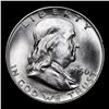 Image 2 : 1950-d Franklin Half Dollar 50c Grades Choice Unc+ FBL