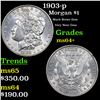 Image 1 : 1903-p Morgan Dollar $1 Grades Choice+ Unc