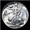 Image 2 : 1937-p Walking Liberty Half Dollar 50c Grades GEM+ Unc
