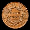 Image 3 : 1828 Classic Head half cent C-3 1/2c Grades Select AU