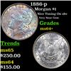 Image 1 : 1886-p Morgan Dollar $1 Grades Choice+ Unc