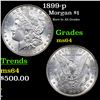 Image 1 : 1899-p Morgan Dollar $1 Grades Choice Unc