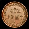 Image 3 : 1863 Our Army Civil War Token F-354/51a 1c Grades Choice Unc BN