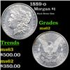Image 1 : 1889-o Morgan Dollar $1 Grades Select Unc