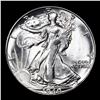 Image 2 : 1940-s Walking Liberty Half Dollar 50c Grades GEM Unc