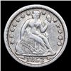 Image 2 : 1853-p Seated Liberty Dime 10c Grades vf++