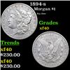 1894-s Morgan Dollar $1 Grades xf