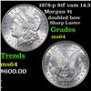 Image 1 : 1878-p 8tf Morgan Dollar vam 14.3 $1 Grades Choice Unc
