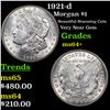 Image 1 : 1921-d Morgan Dollar $1 Grades Choice+ Unc
