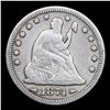 Image 2 : 1874 Arrows Seated Liberty Quarter 25c Grades vf, very fine