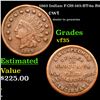 1863 Indian Civil War Token F-OH-165-BT-6a R6 1c Grades vf++
