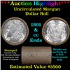 ***Auction Highlight*** 1891 & CC Uncirculated Morgan Dollar Shotgun Roll (fc)