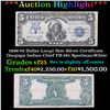 ***Auction Highlight*** 1899 $5 Dollar Large Size Silver Certificate Oncpapa Indian Chief FR-281 Spe