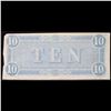 Image 3 : 1864 $10 Confederate Note, T-68 Grades vf++