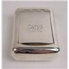 Image 2 : A GEORGE III SILVER CURVED RECTANGULAR WITH INSET HINGED LID SNUFFBOX