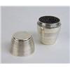Image 2 : A GEORGE III SILVER BARREL-FORM NUTMEG GRATER
