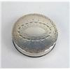 Image 2 : A GEORGE III SILVER CIRCULAR SNUFF BOX