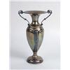 Image 2 : A NEOCLASSICAL WEIGHTED STERLING SILVER URN-FORM VASE
