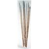 Image 1 : A GROUP OF NINE BAMBOO AND HARDWOOD SPEARS
