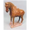 Image 2 : A TANG-STYLE GLAZED EARTHENWEAR STANDING HORSE FIGURE