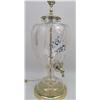 Image 2 : A BRASS-MOUNTED COLORLESS GLASS SCOTCH POT STILL