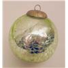 Image 2 : NINE MINT GREEN KUGEL CRAQUELURE CHRISTMAS BALLS