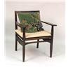 Image 2 : A PAIR OF ARTS AND CRAFTS OAK AND RUSH SEAT ARMCHAIRS