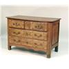Image 1 : A FRENCH PROVINCIAL CARVED WALNUT COMMODE