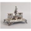 Image 1 : A GEORGE IV SILVER INKSTAND