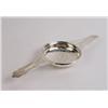 Image 2 : A GEORGAIN SILVER DOUBLE HANDLED PUNCH STRAINER