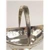 Image 2 : A GEORGE III SILVER HANDLED BAT-FORM SUGAR BASKET