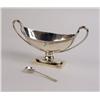 Image 1 : A GEORGE III SILVER FOOTED MASTER SALT CELLAR