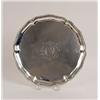 Image 1 : A GEORGE III SILVER SHAPED CIRCULAR FOOTED SALVER
