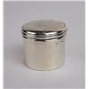 Image 1 : A GEORGE III SILVER LIDDED CIRCULAR DRESSER JAR