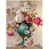 Image 2 : AN OIL ON CANVAS STILL LIFE OF FLOWERS