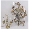 Image 1 : A GILT-METAL FOUR-ARM WALL SCONCE