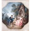 Image 3 : TWO FRAMED MEZZOTINT AND HAND-COLORED PRINTS
