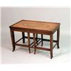 Image 2 : A SET OF NEOCLASSICAL-STYLE PAINT-DECORATED NESTING TABLES
