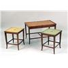 Image 3 : A SET OF NEOCLASSICAL-STYLE PAINT-DECORATED NESTING TABLES