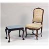 Image 1 : A LOUIS XV CARVED AND UPHOLSTERED SIDE CHAIR