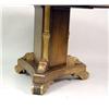 Image 2 : AN EMPIRE-STYLE PARCEL-GILT AND CARVED WALNUT DINING TABLE