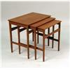 Image 2 : A SET OF HANS J. WEGNER TEAK NESTING TABLES
