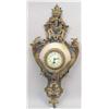 Image 1 : A LOUIS XV-STYLE DEPONIRT ALABASTER AND GILT-METAL HANGING CLOCK